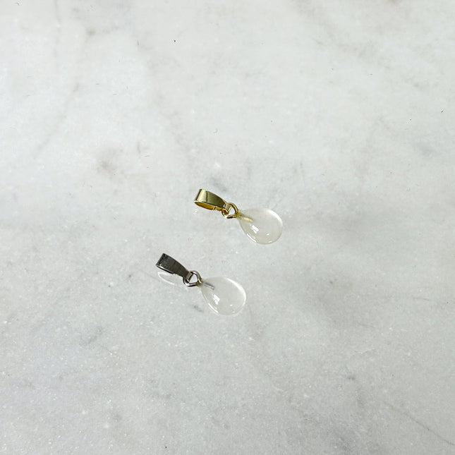 Mondstein mini Cabochon - Kettenanhänger