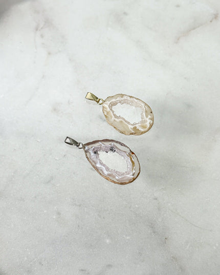 Achat Geode Kettenanhänger