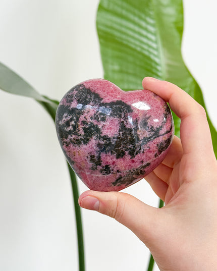 Rhodonit Herz