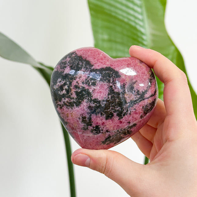 Rhodonit Herz