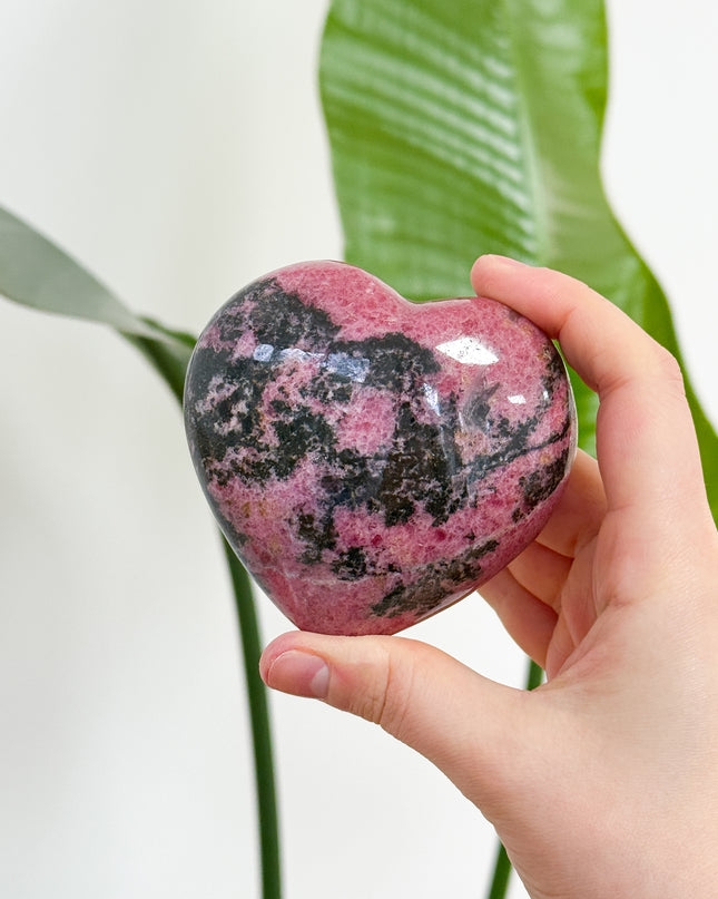 Rhodonit Herz