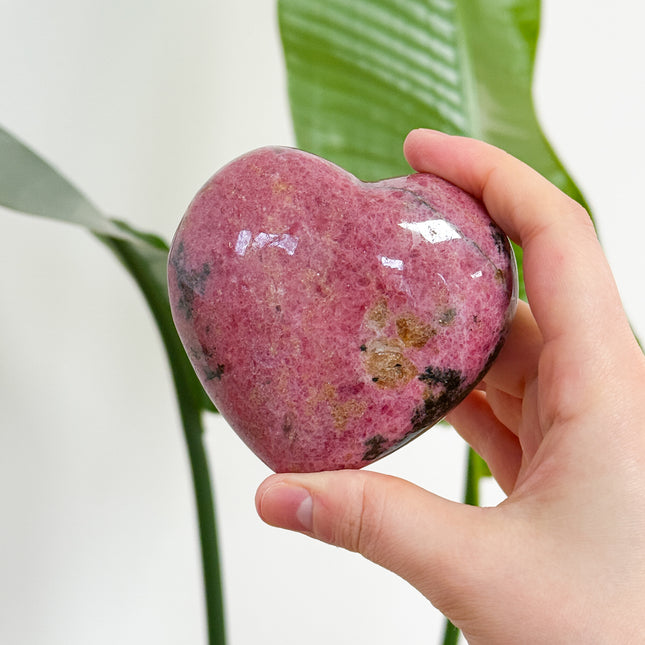 Rhodonit Herz