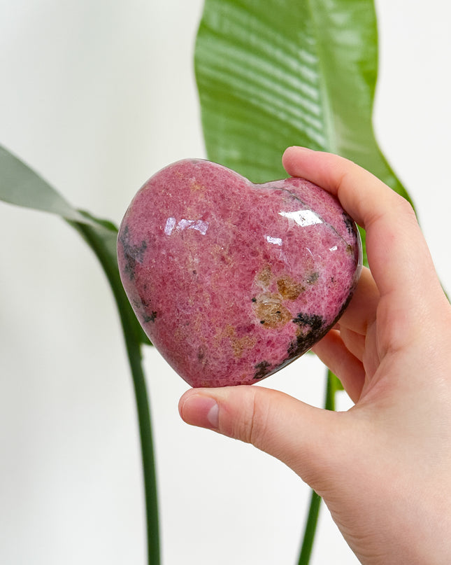 Rhodonit Herz