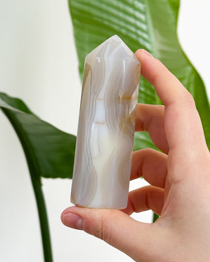 Achat (Botswana- Achat) - Turm