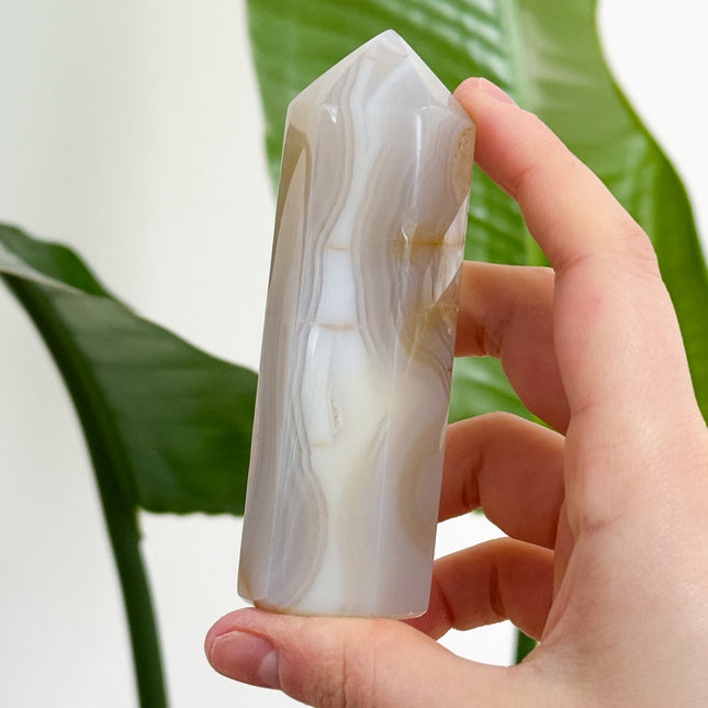 Achat (Botswana- Achat) - Turm