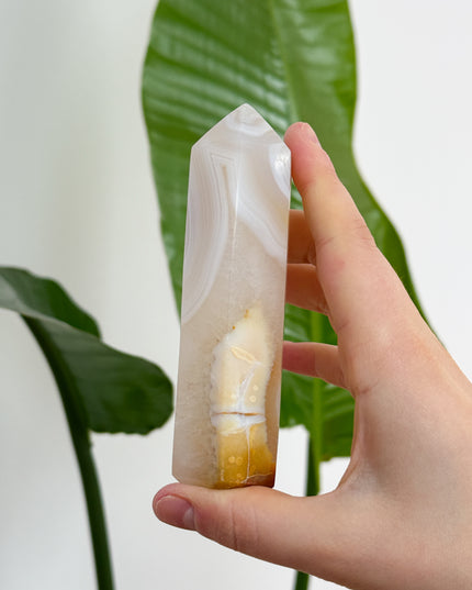 Achat (Botswana- Achat) - Turm