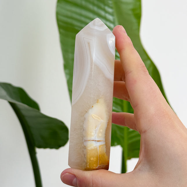 Achat (Botswana- Achat) - Turm