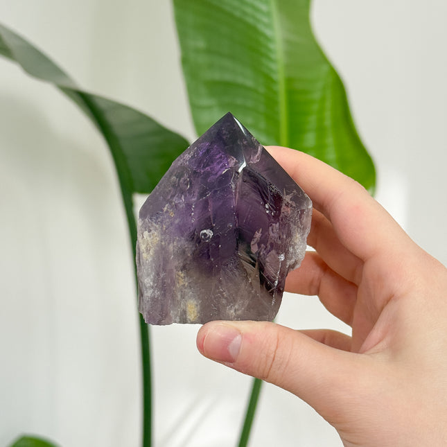 Amethyst Spitze (halbpoliert)