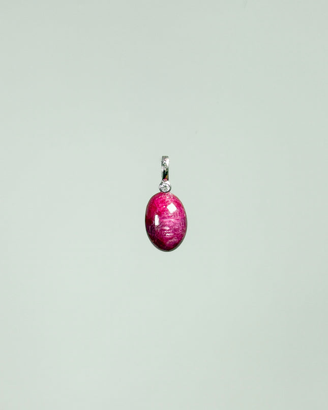 Rubin Kettenanhänger