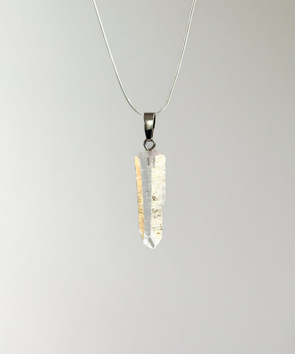 Lemurian Quarz Kettenanhänger