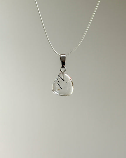 Turmalinquarz Kettenanhänger - Premiumqualität