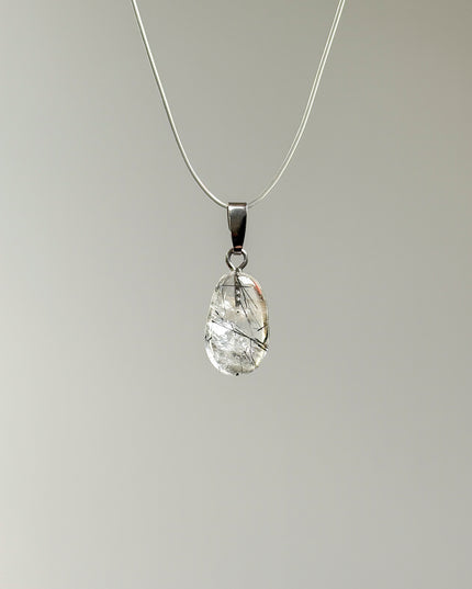 Turmalinquarz Kettenanhänger - Premiumqualität