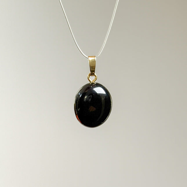 Regenbogen-Obsidian Kettenanhänger