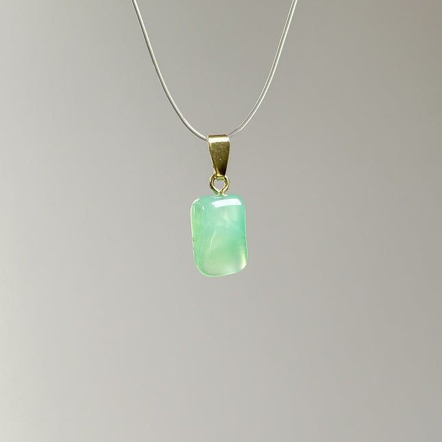 Chrysopras Kettenanhänger