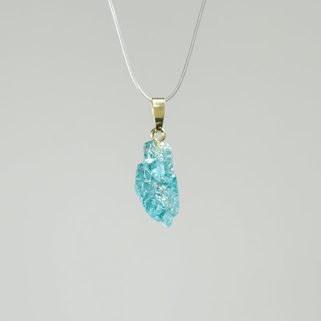 Apatit (Neon-Apatit) Kettenanhänger