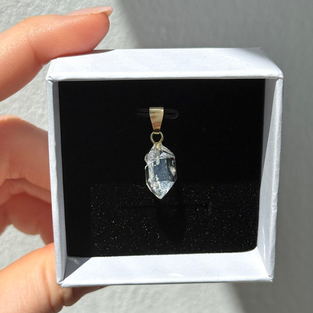 Herkimer Diamant Kettenanhänger