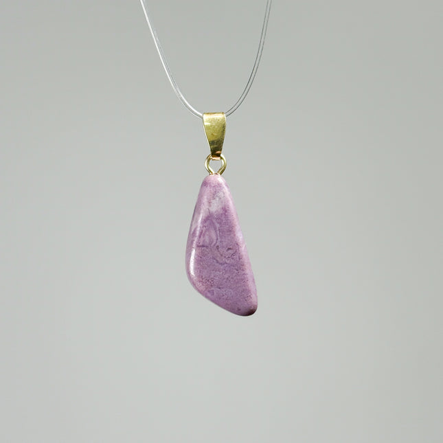 Lavendel-Jade Kettenanhänger