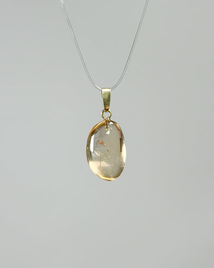 Citrin Kettenanhänger