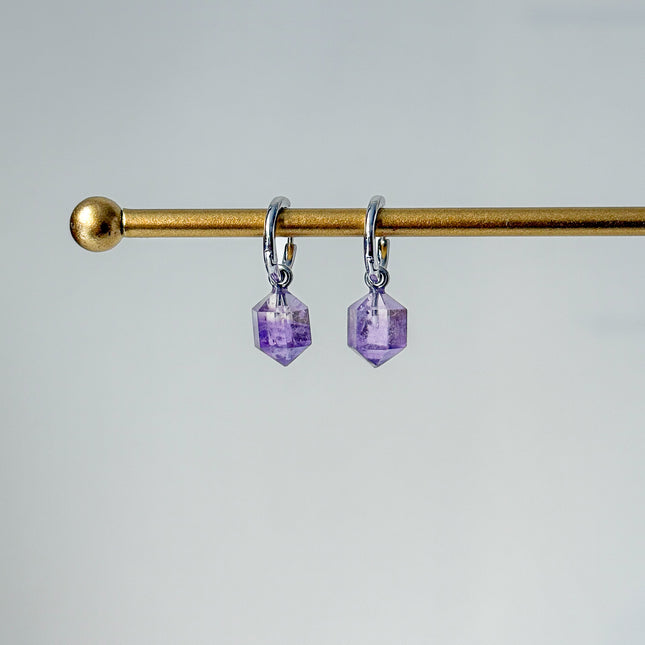 Ametrin Prisma Anhänger – mit Hoop in Silber oder Gold