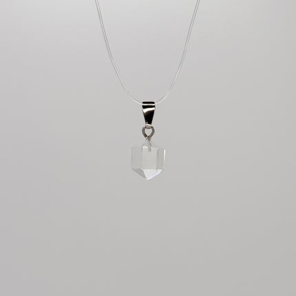 Bergkristall Doppelender - Anhänger 295 Silber