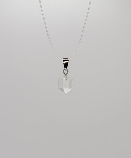 Bergkristall Doppelender - Anhänger 295 Silber