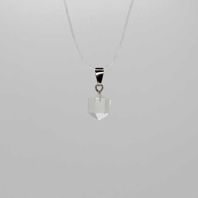 Bergkristall Doppelender - Anhänger 295 Silber