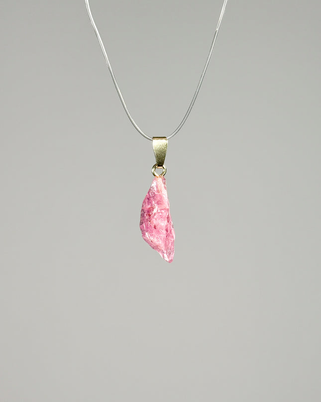 Roter Turmalin Kettenanhänger - Rubellit