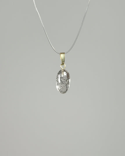 Turmalinquarz Kettenanhänger - Premiumqualität