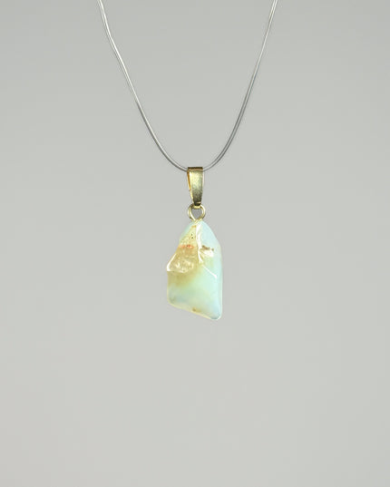 Opal blau Kettenanhänger