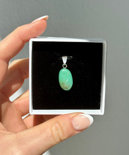 Chrysopras Kettenanhänger
