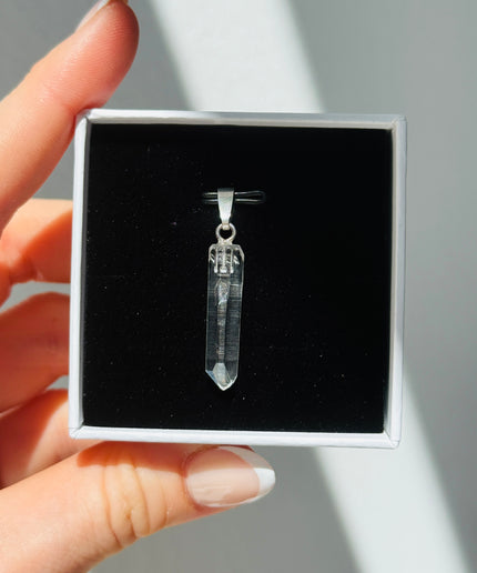 Lemurian Quarz Kettenanhänger