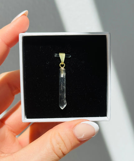 Lemurian Quarz Kettenanhänger