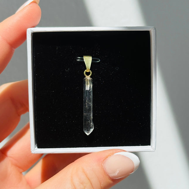 Lemurian Quarz Kettenanhänger