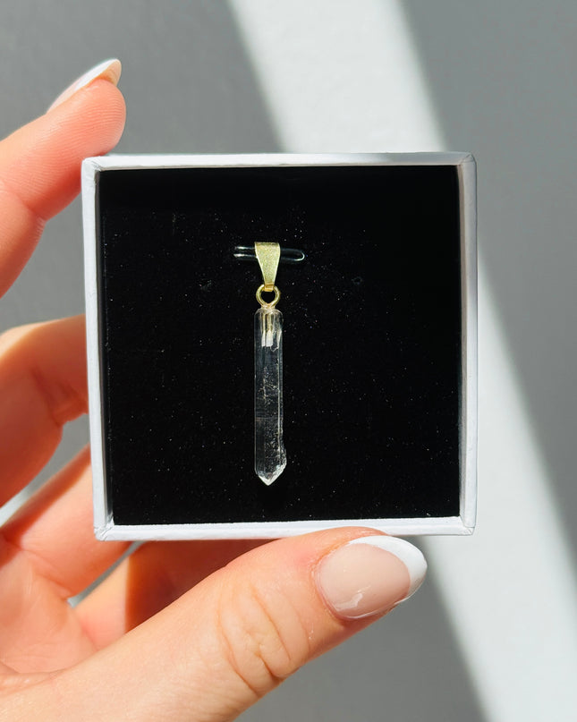 Lemurian Quarz Kettenanhänger