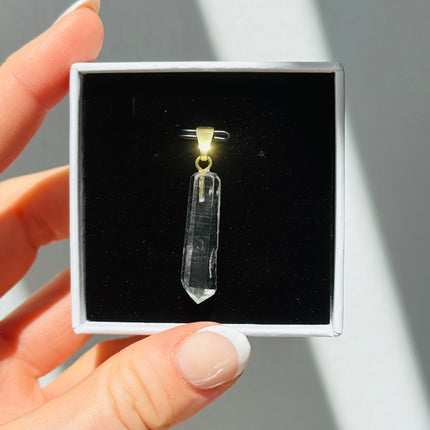 Lemurian Quarz Kettenanhänger