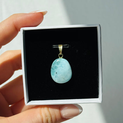 Larimar Kettenanhänger