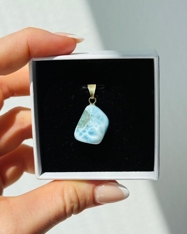 Larimar Kettenanhänger