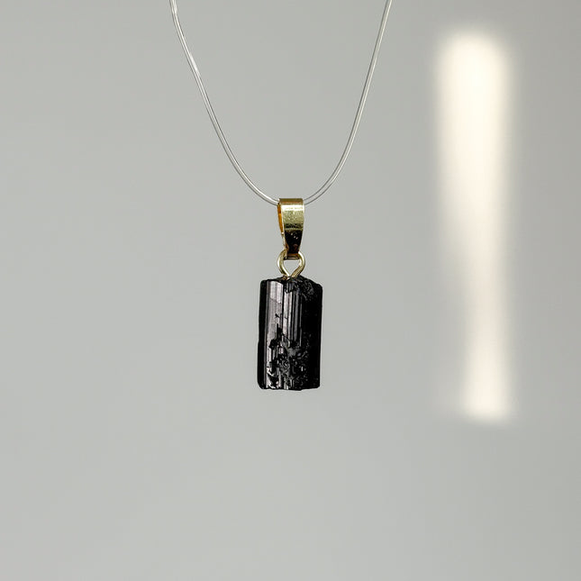 Turmalin Schörl Kettenanhänger