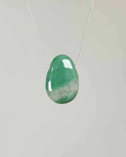 Aventurin Kettenanhänger - gebohrt