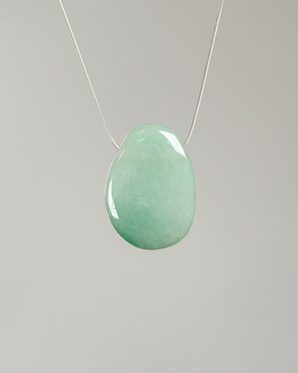 Aventurin Kettenanhänger - gebohrt