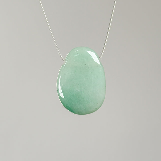 Aventurin Kettenanhänger - gebohrt