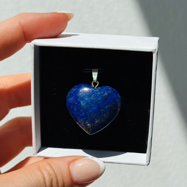 Lapislazuli Herz Kettenanhänger