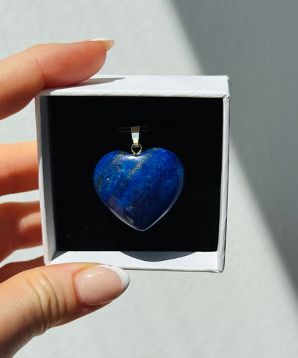 Lapislazuli Herz Kettenanhänger