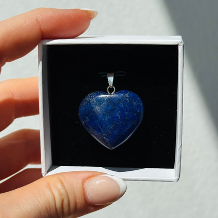 Lapislazuli Herz Kettenanhänger