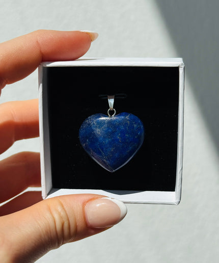 Lapislazuli Herz Kettenanhänger