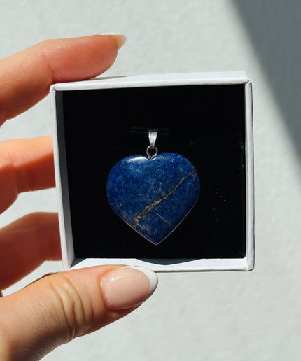 Lapislazuli Herz Kettenanhänger