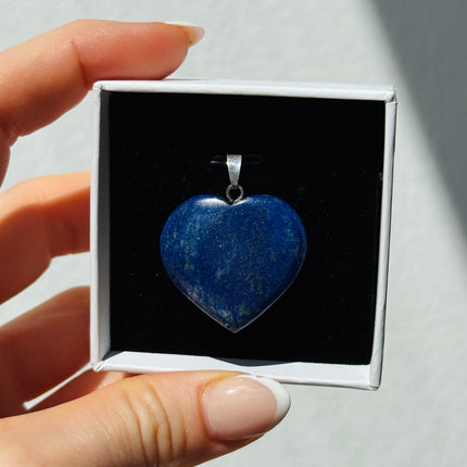 Lapislazuli Herz Kettenanhänger