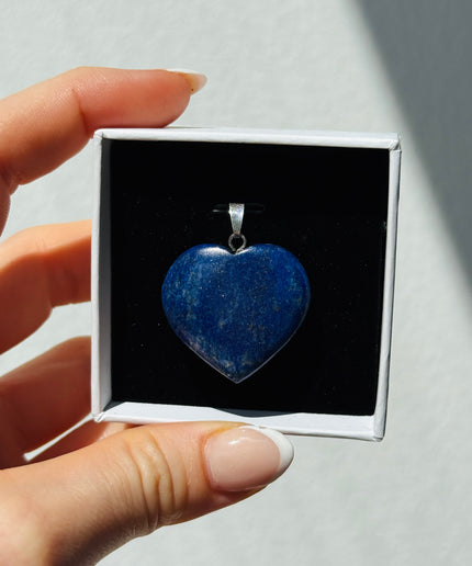 Lapislazuli Herz Kettenanhänger