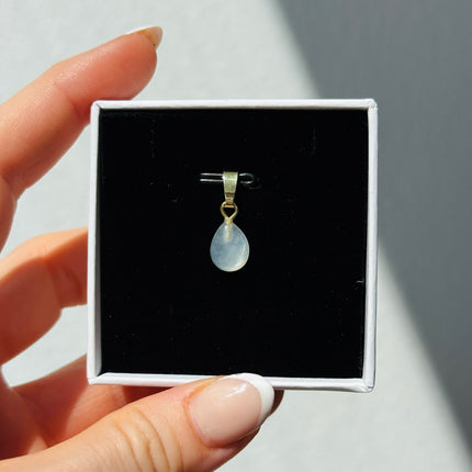 Mondstein (Mini-Cabochon) Kettenanhänger