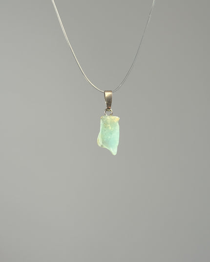 Opal blau Kettenanhänger